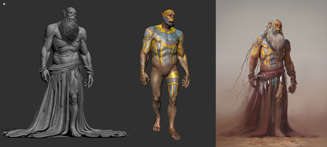 The making of ‘Warcraft character’ by Alfonso Coppola
