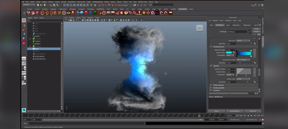 Maya fluid tornado tutorial by khalil khalilian