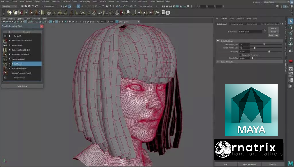 Modeling and UVs Hair for Games