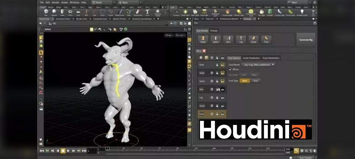 Rigging and Muscles in Houdini