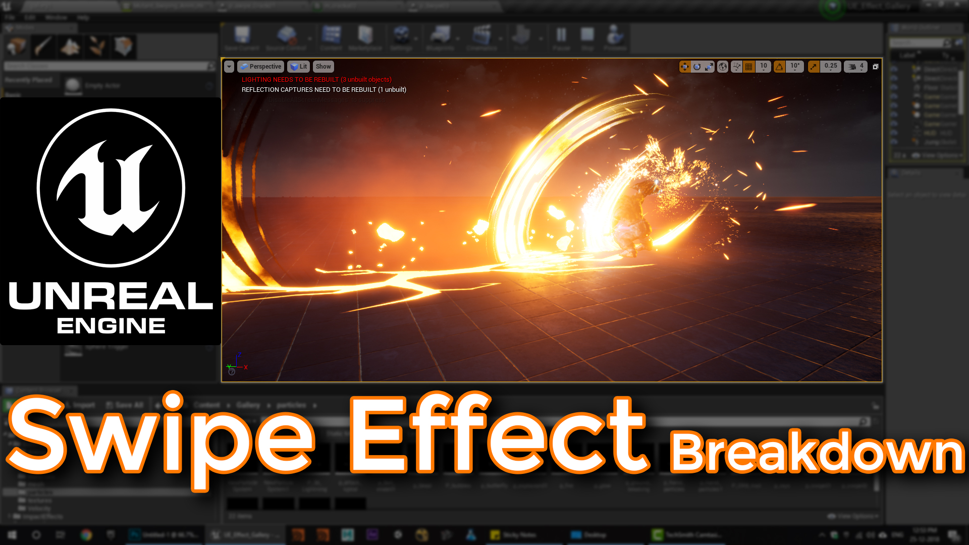 Unreal Engine | Swipe Effect Breakdown |