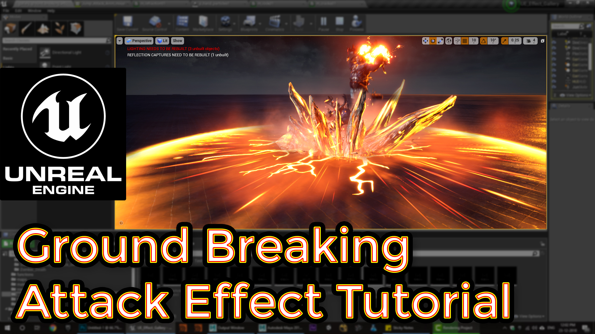 Unreal Engine | Ground Breaking Attack Effect Breakdown