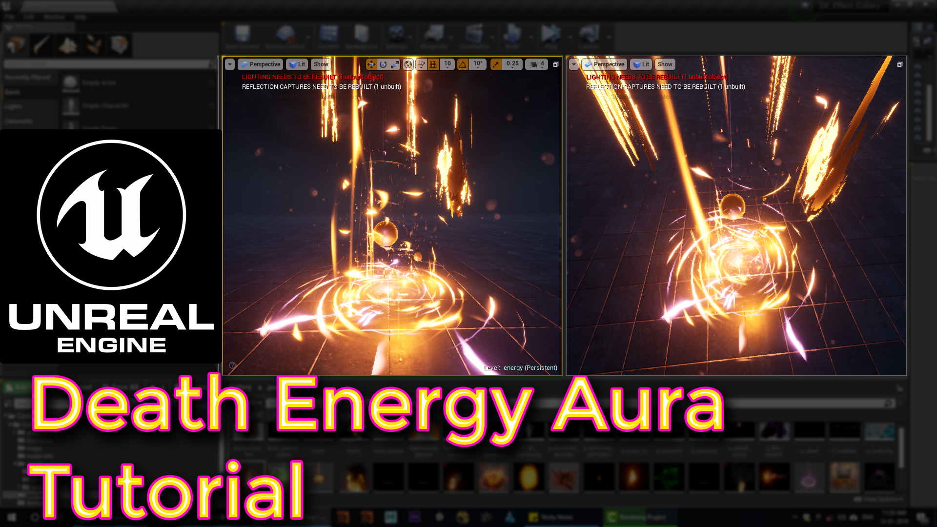 Unreal Engine Death Energy Aura Effect Tutorial