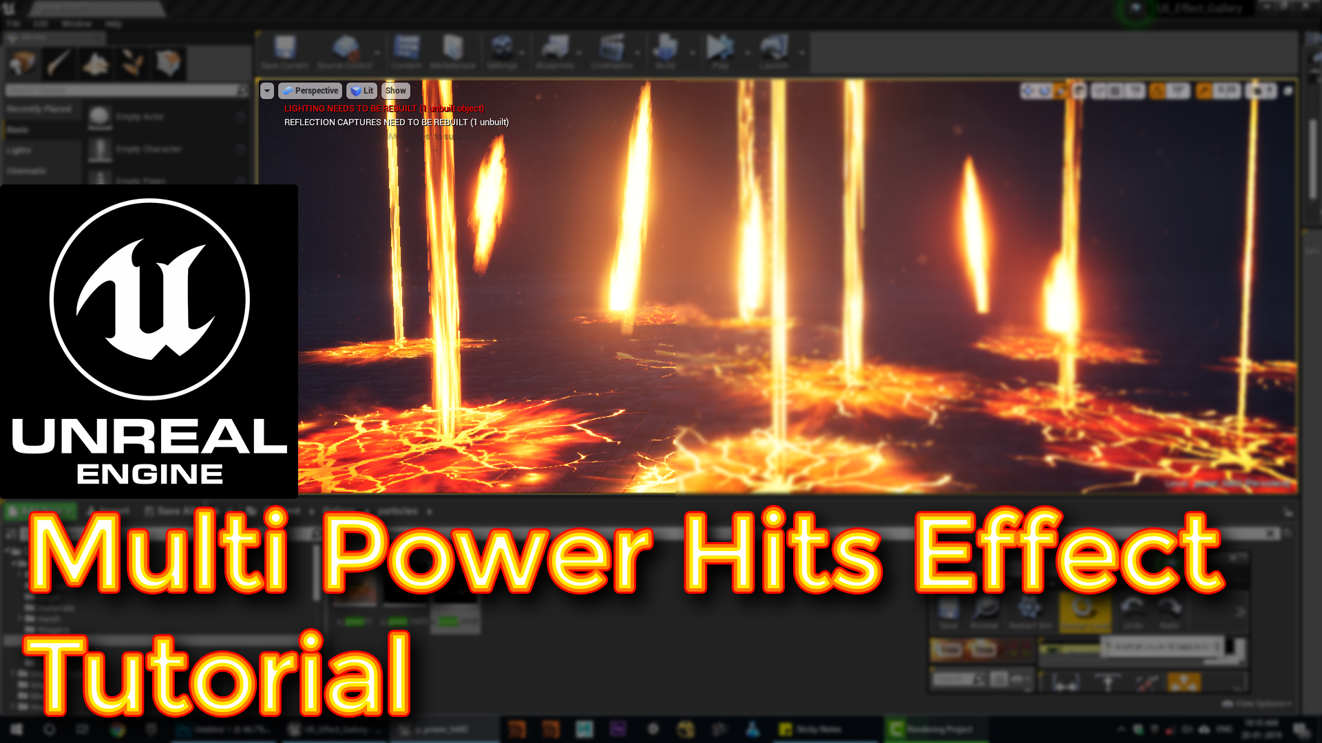 Unreal Engine Multi Power Hits Effect Tutorial