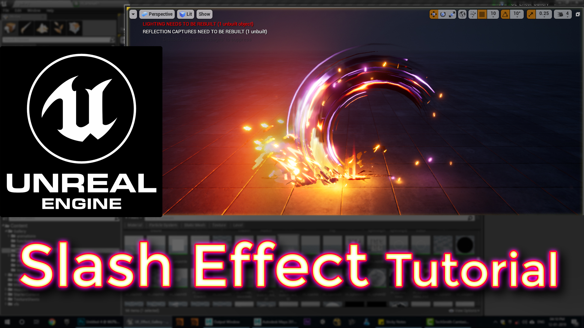 Unreal Engine Slash Effect Tutorial