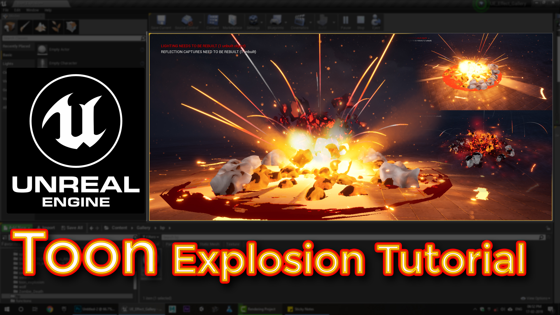 Unreal Engine Toon Explosion Tutorial