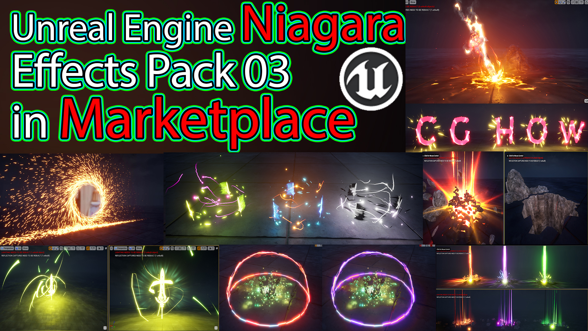 Unreal Engine Niagara Effects Pack 03 in Marketplace