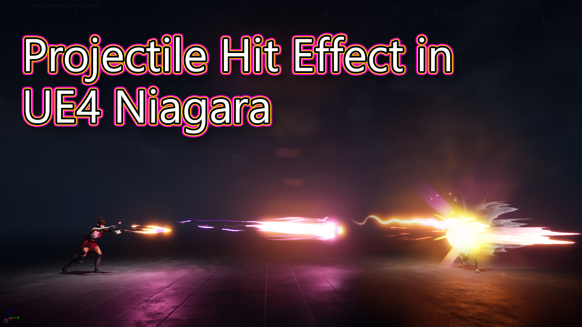 Projectile Hit Effect | UE4 Tutorial | Niagara Tutorial |