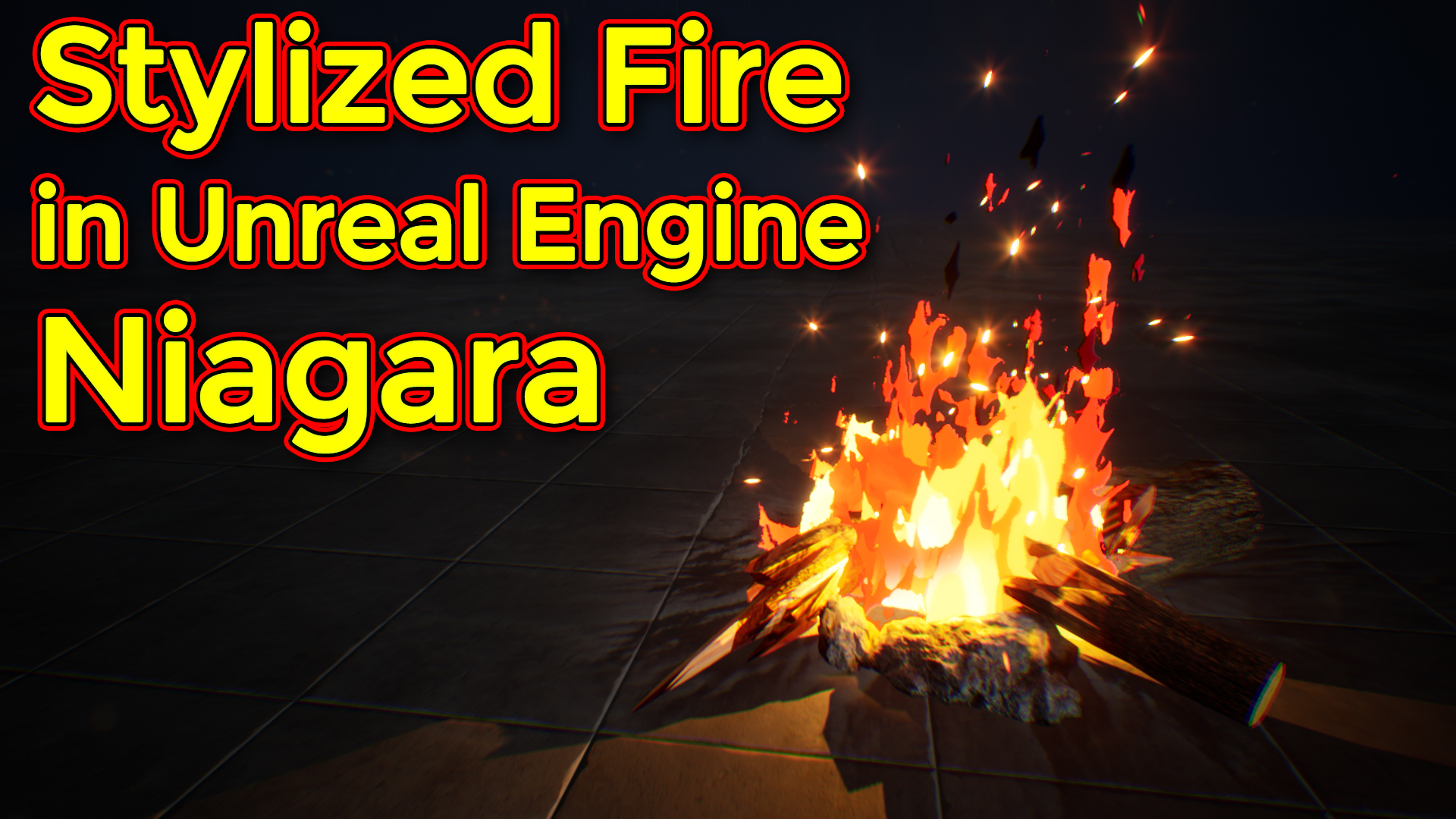 Unreal Engine Niagara Tutorial | Stylized Fire | Toon Fire