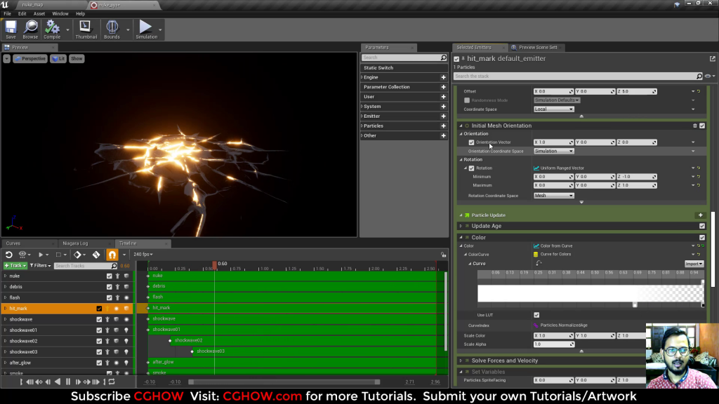 Unreal Engine Niagara Tutorial Nuke Explosion Effect Tutorial Cgow