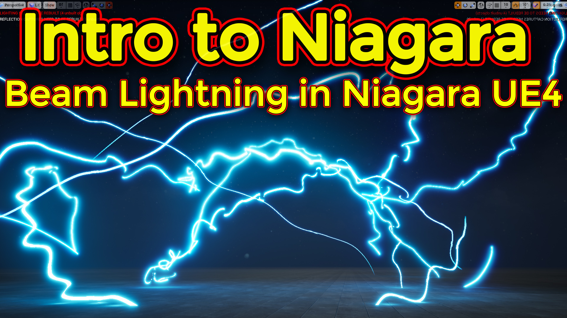 Intro to Niagara | Creating Beam Emitter | Unreal Engine Niagara Tutorial