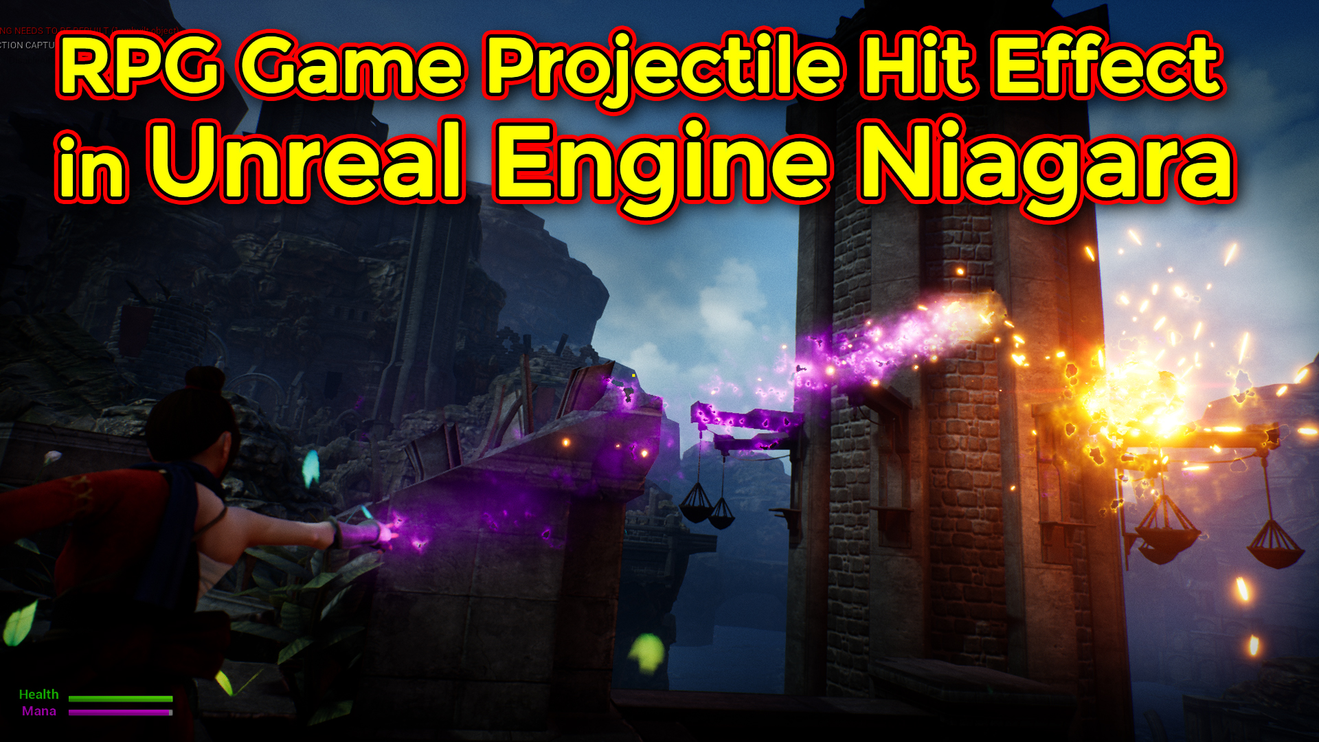 RPG Game Projectile Hit Impact Effect Part 3 | Unreal Engine Niagara Tutorial