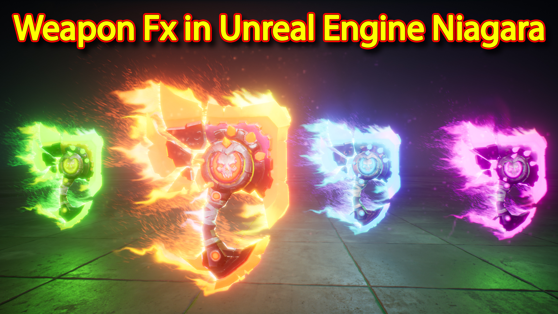 Weapon Fx | Unreal Engine Niagara Tutorials | UE4 Niagara Weapon Fx