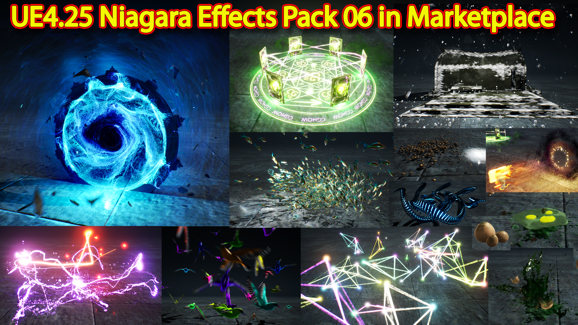 UE4.25 Niagara Effects Pack 06 in Martketplace
