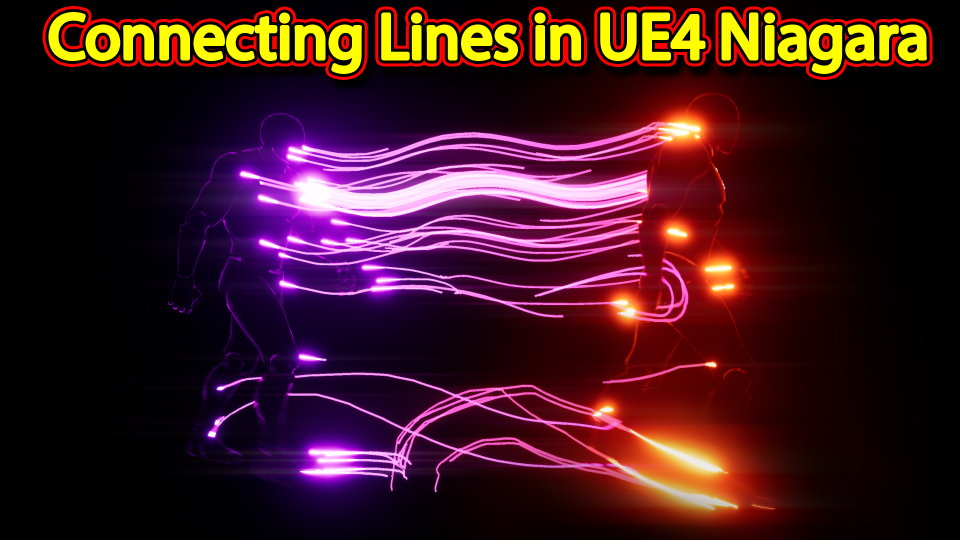 Connecting Lines Effect | Unreal Engine Niagara Tutorials | UE4 Niagara Ribbons