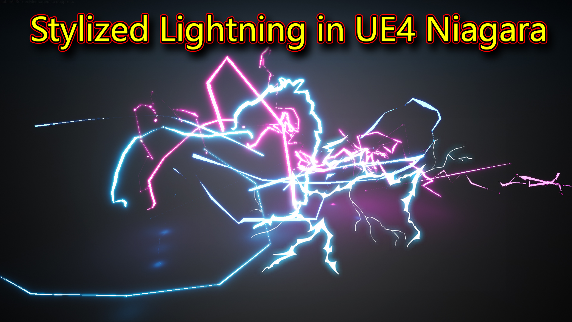 UE4 Niagara Stylized Lightning