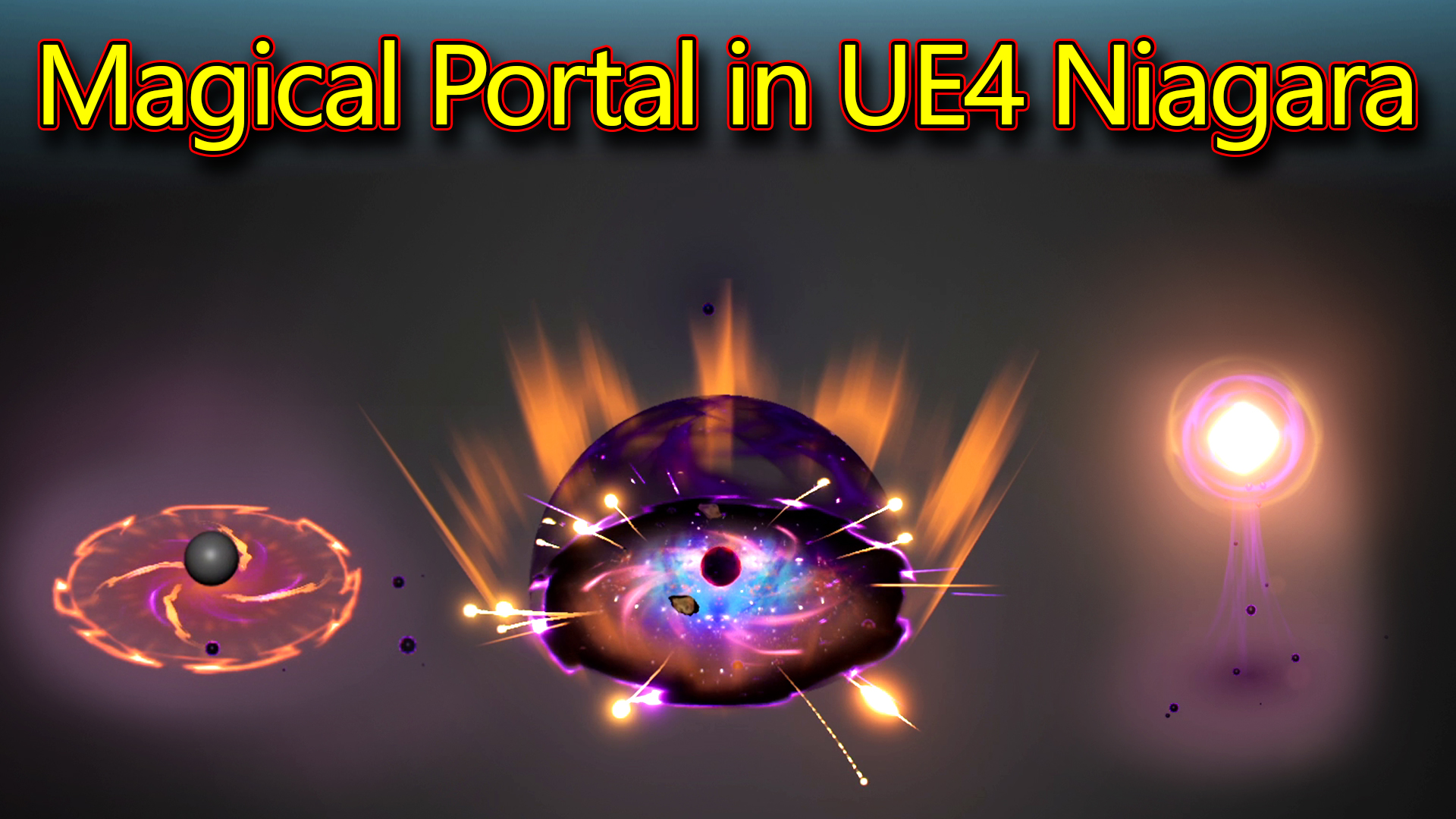 Magical Portal | Unreal Engine Niagara Tutorials | UE4 Niagara Portal
