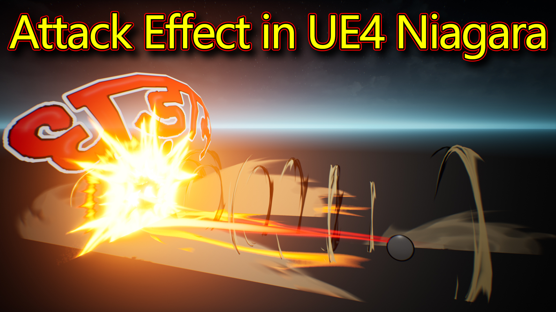 Attack Effect | Unreal Engine Niagara Tutorials | UE4 Niagara Attack Effect