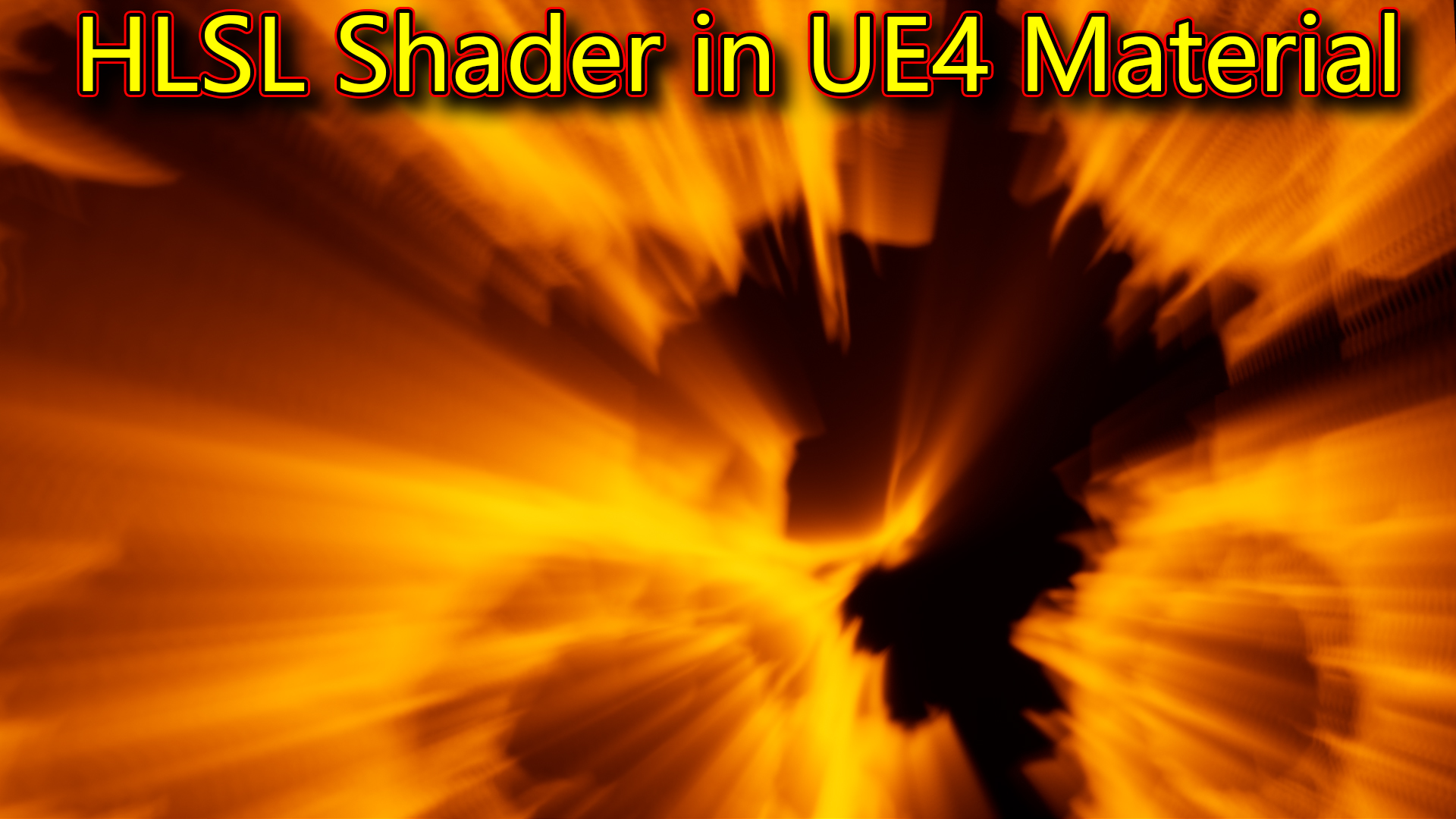 Rays HLSL Shader in UE4 Material Custom Node