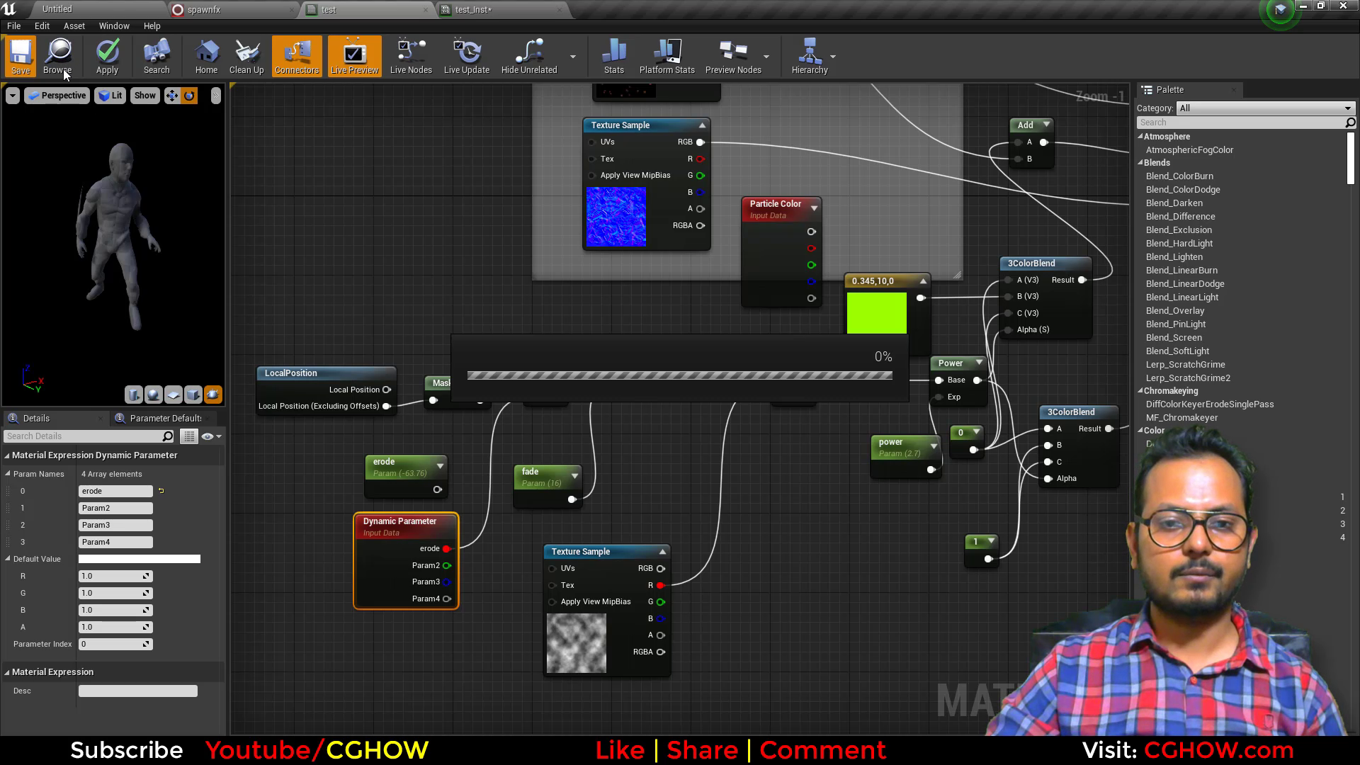 Spawn Fx In Ue4 Niagara Tutorial Cghow Ashif Ali