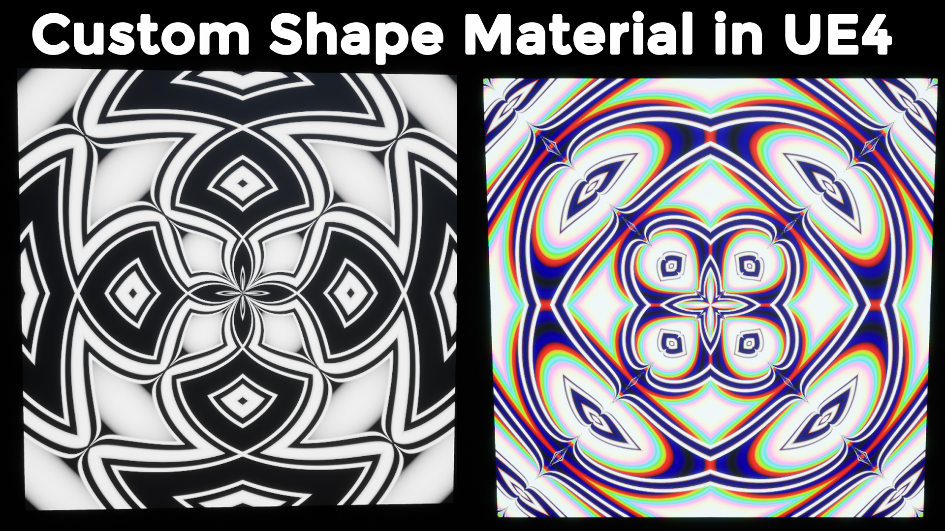 Custom Shape Material in UE4