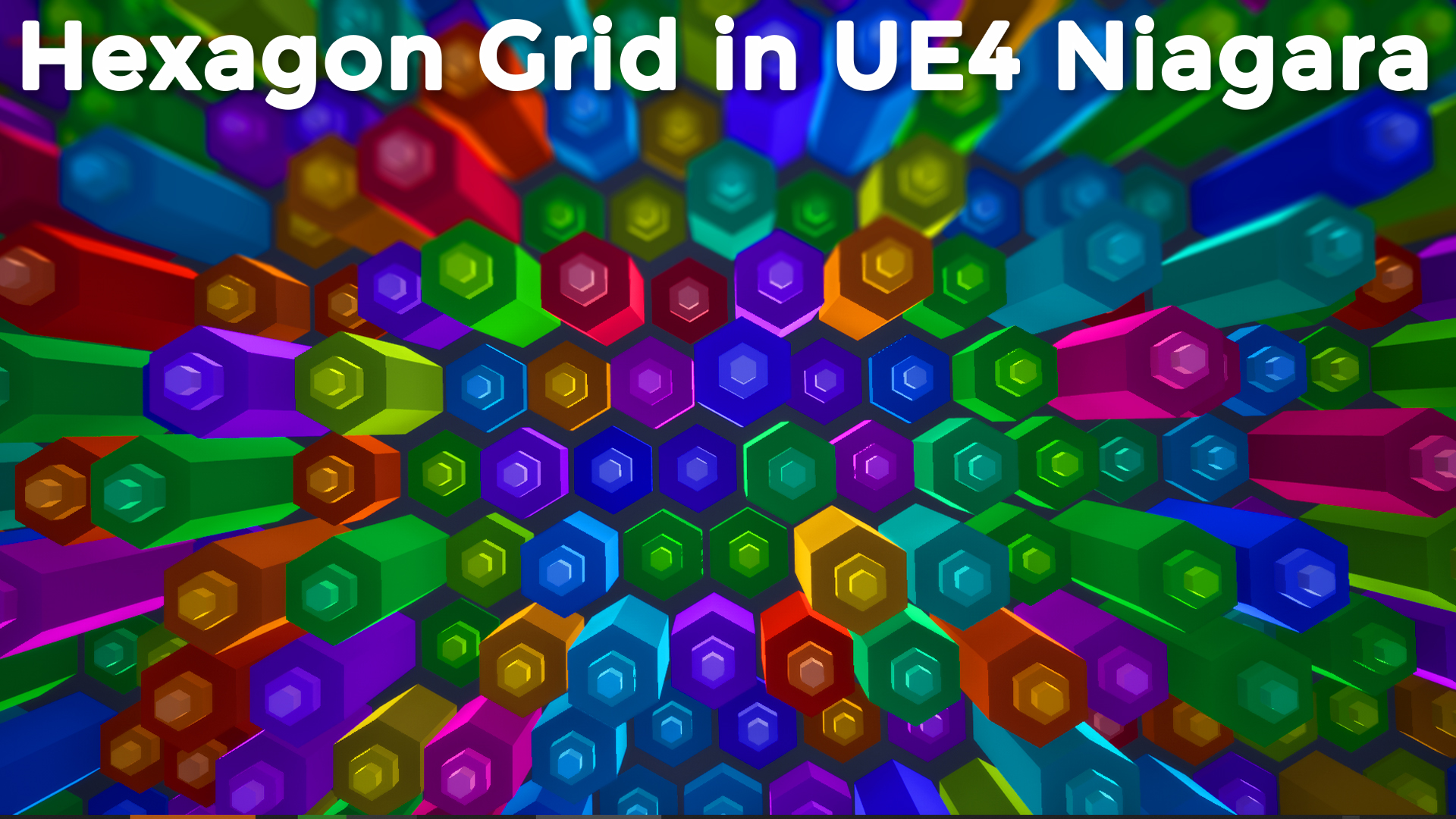 Hexagon Grid in UE4 Niagara