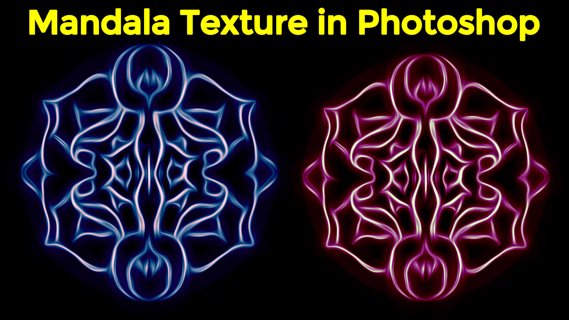 Mandala Texture in Photoshop Tutorial | Download PSD file