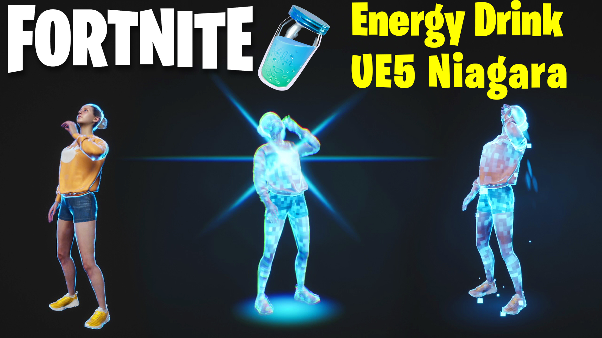 Fortnite Energy Drink FX in UE5 Niagara | Download Files