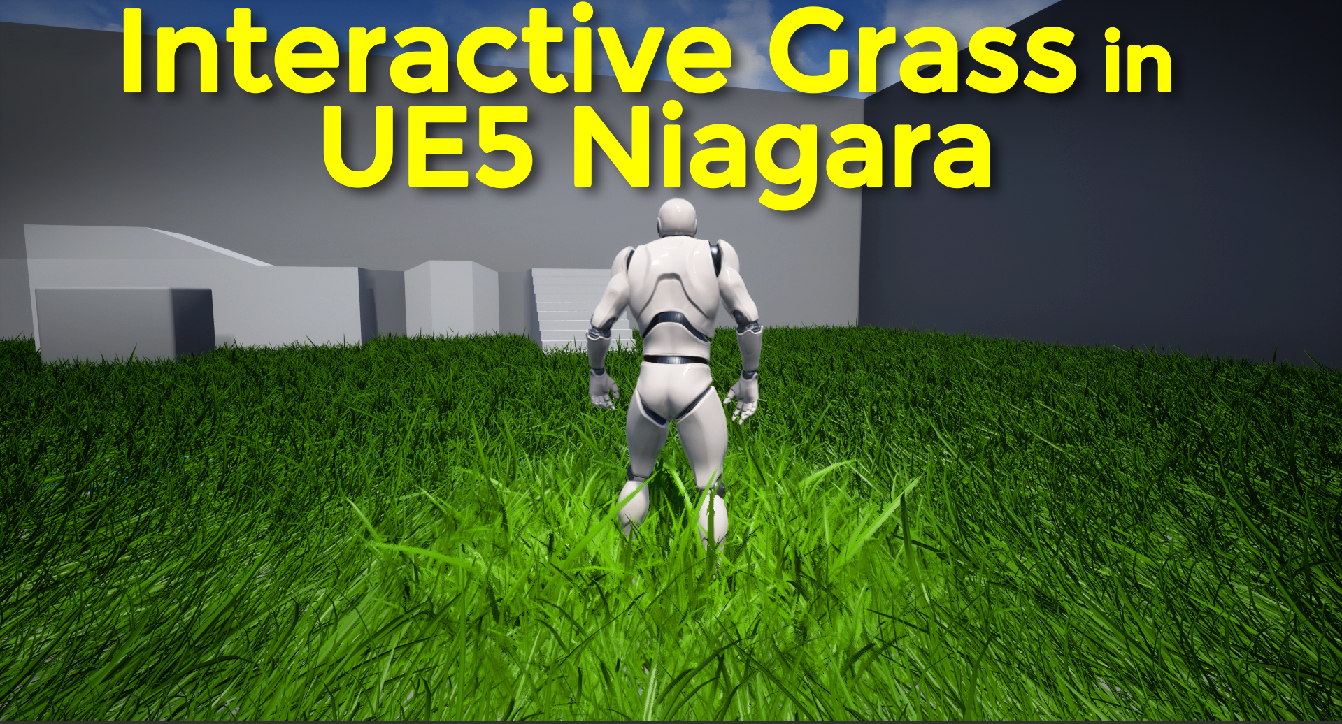 Interactive Grass in UE5 Niagara Tutorial | Download Project Files