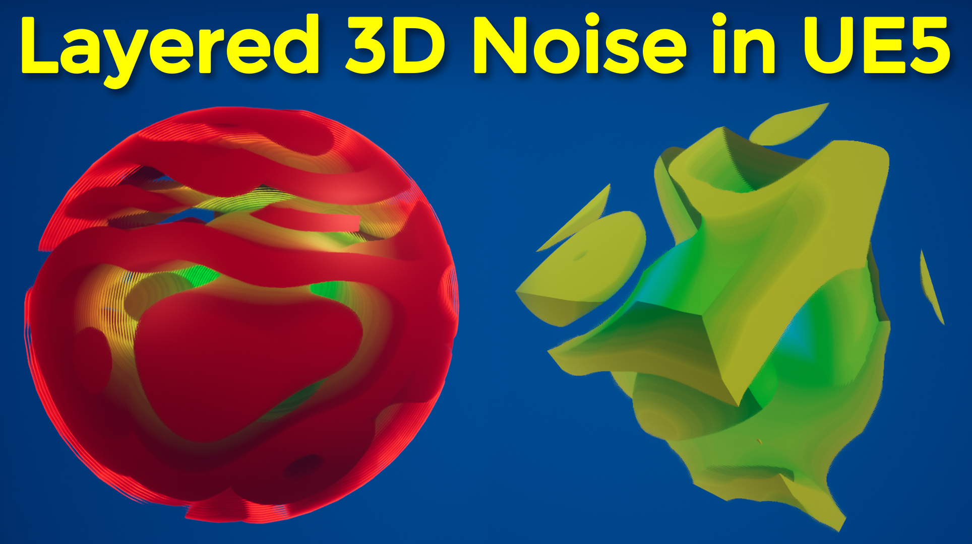 Layered 3D Noise in UE5 Niagara and Material Tutorial | Download Files
