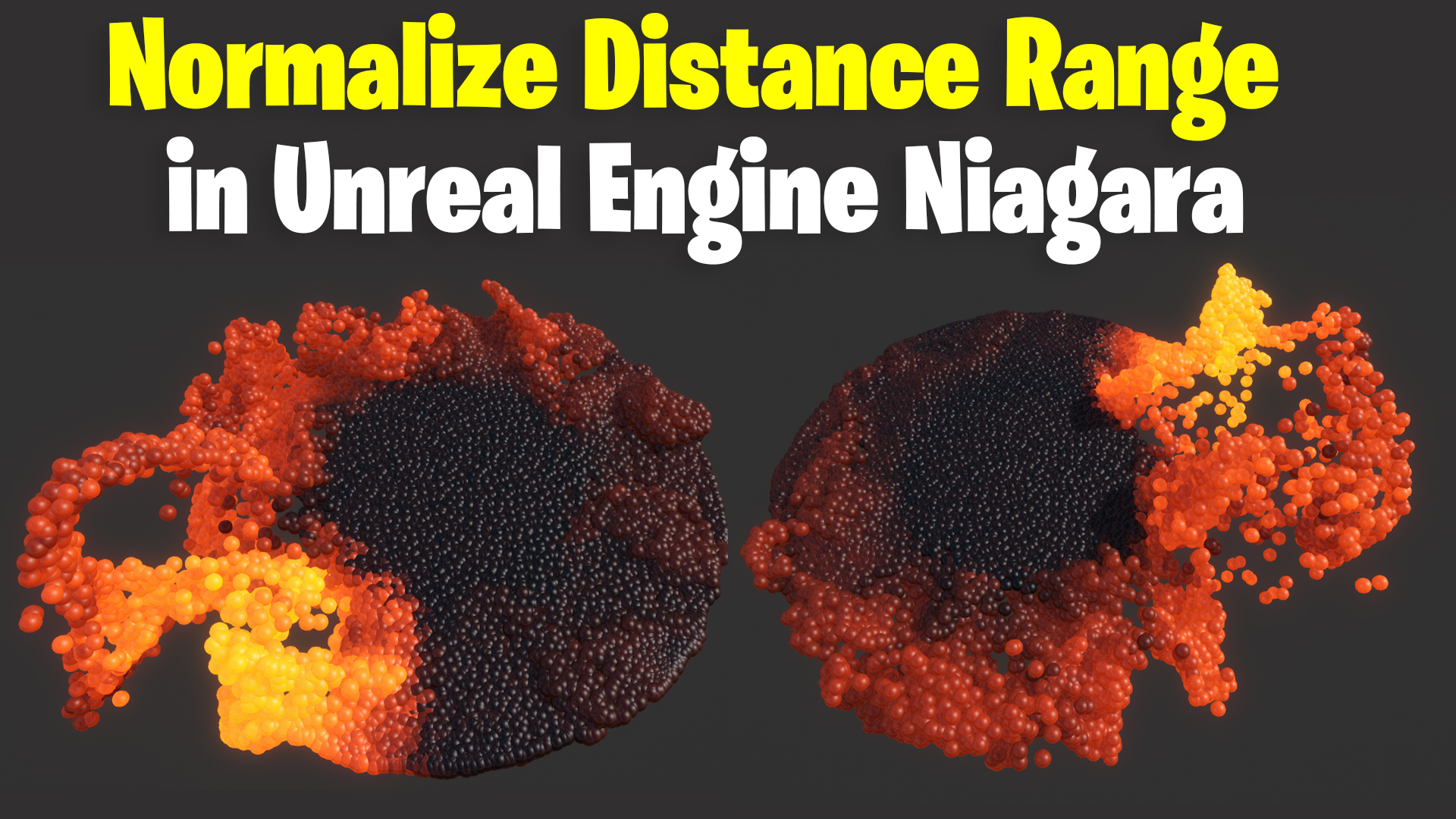Normalize Distance Range in UE4 Niagara Tutorial | Download Files