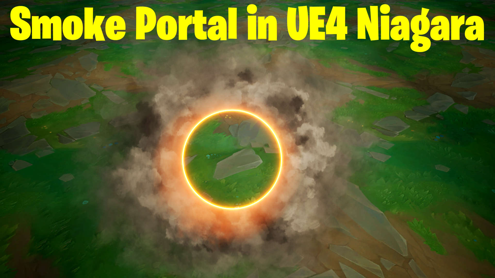 Smoke Portal in UE4.27 Niagara | Download Patrons