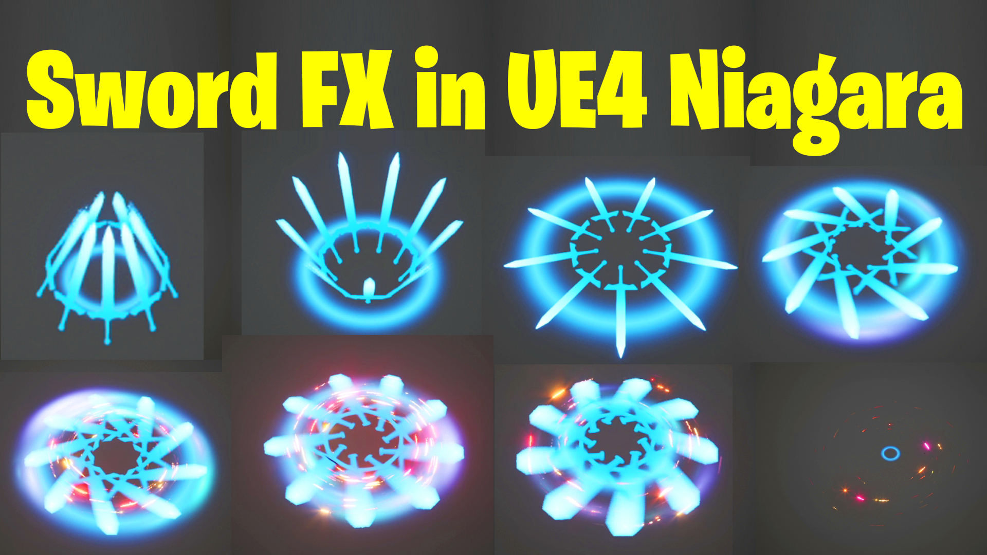 Swords FX in UE4 Niagara Tutorial | Download Files