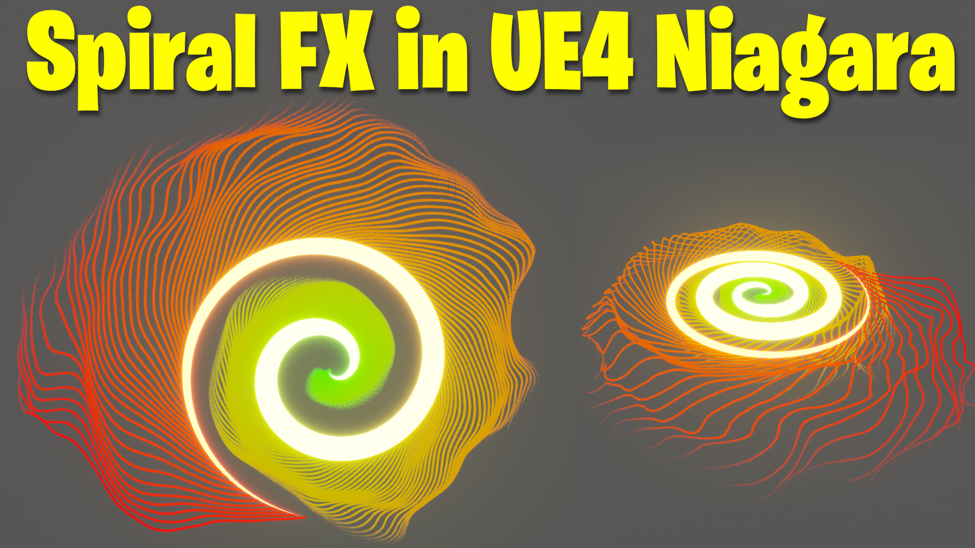 Spiral FX in UE4 Niagara Tutorial