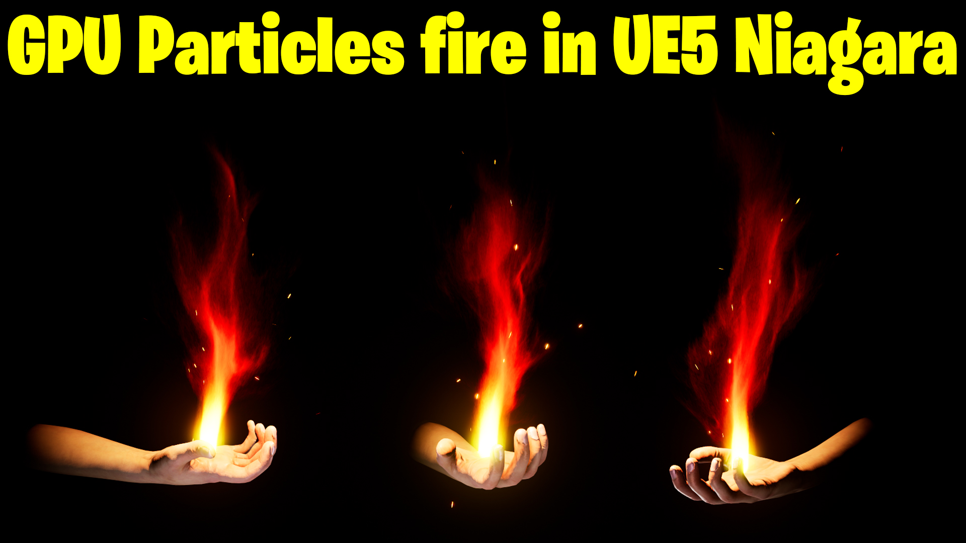GPU Particle Fire in UE5 Niagara Tutorial | Download Files
