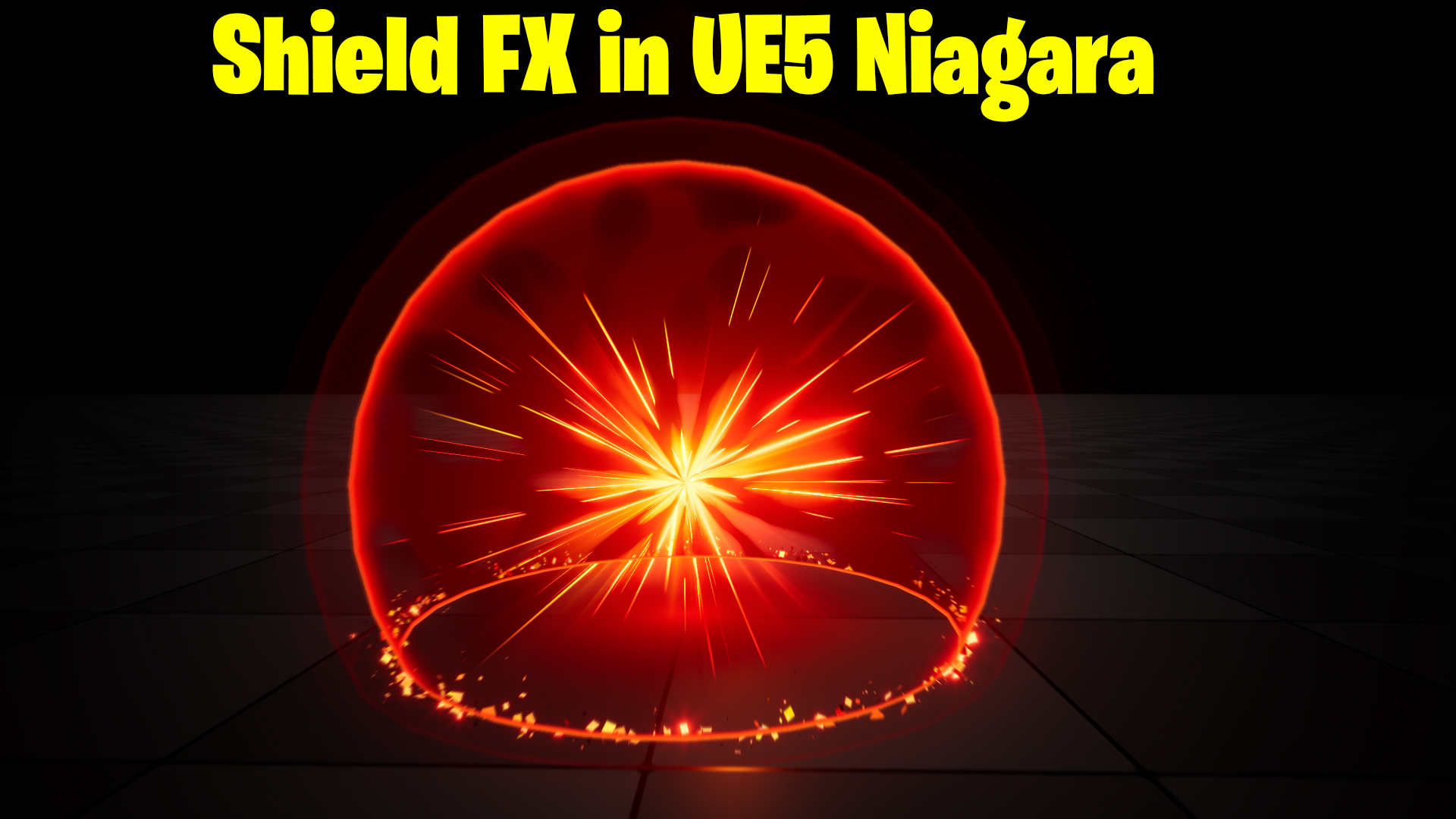 Shield FX in UE5 Niagara Tutorial