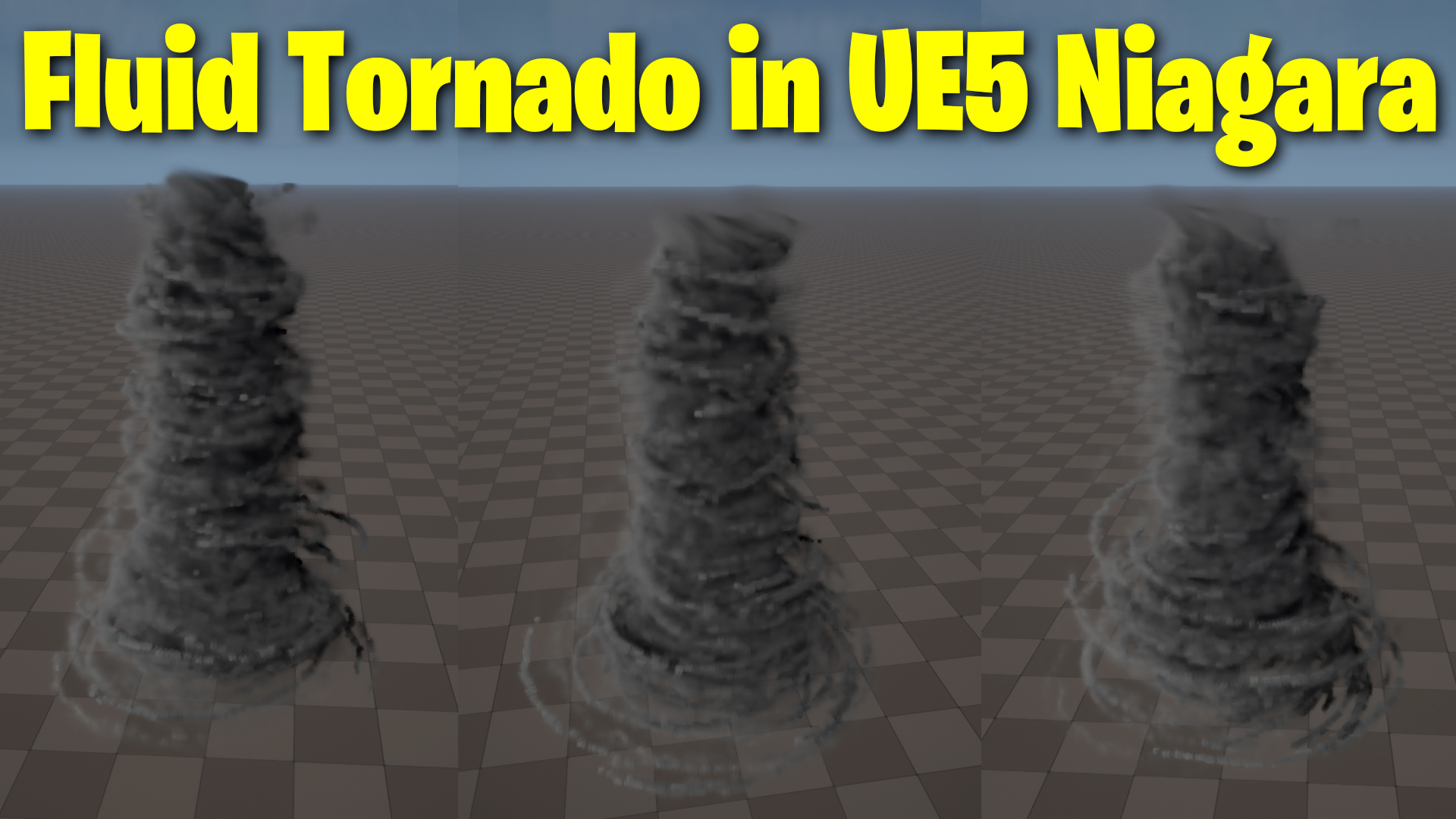 Fluid Tornado in UE5 Niagara Tutorial