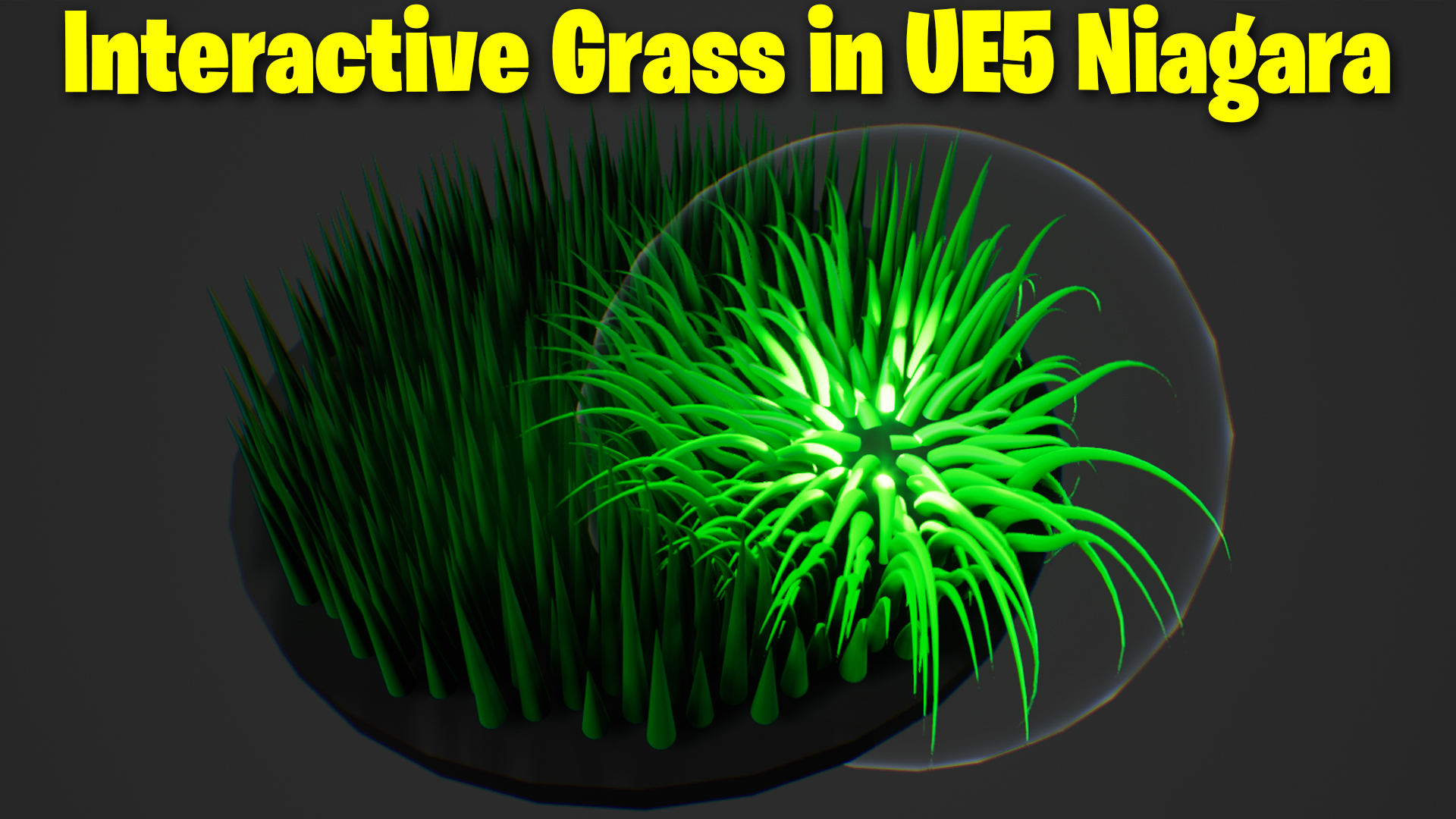 Interactive Grass in UE5 Niagara Tutorial | Download Files