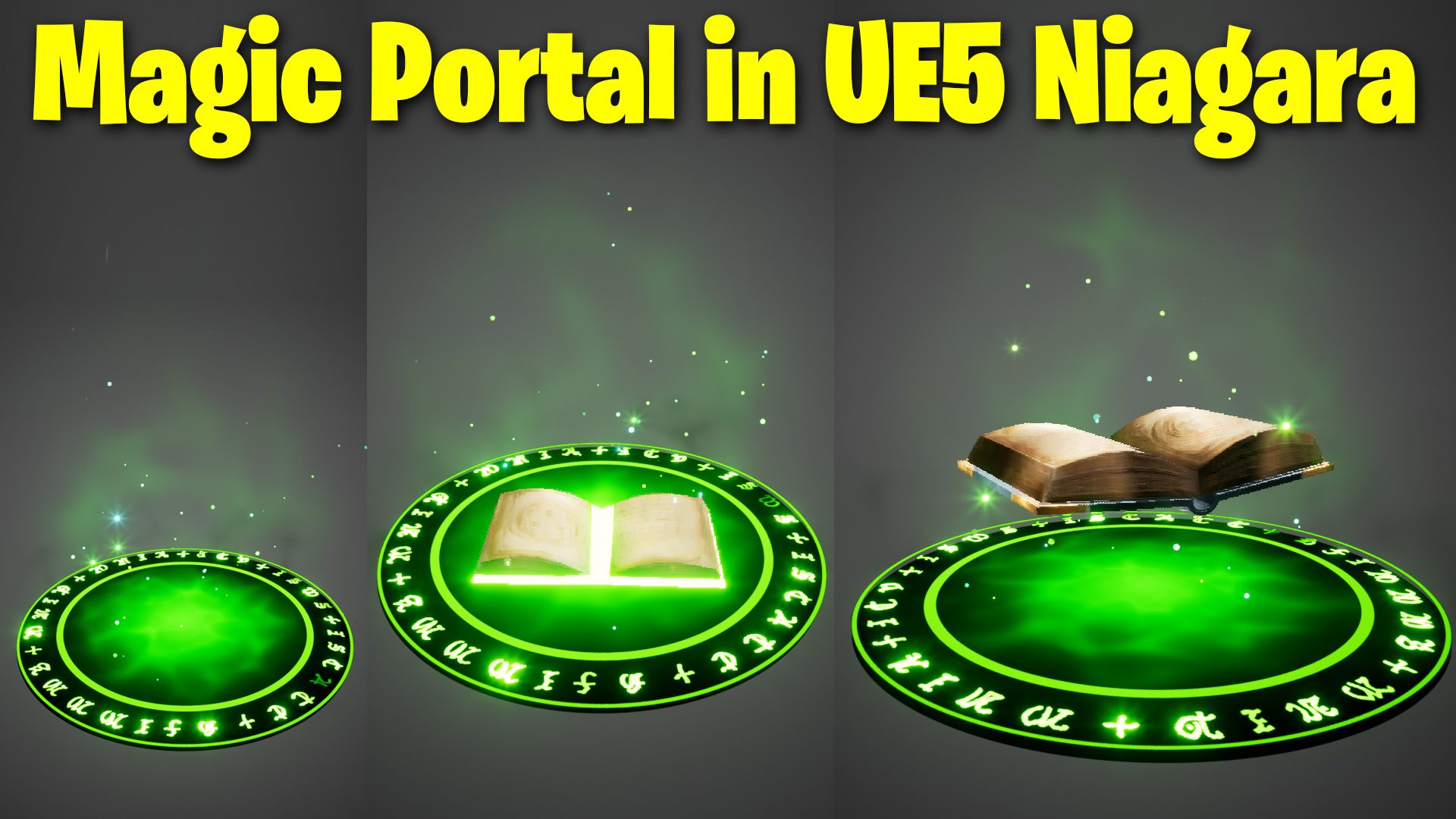 Magical Portal in UE5 Niagara Tutorial | Download Files