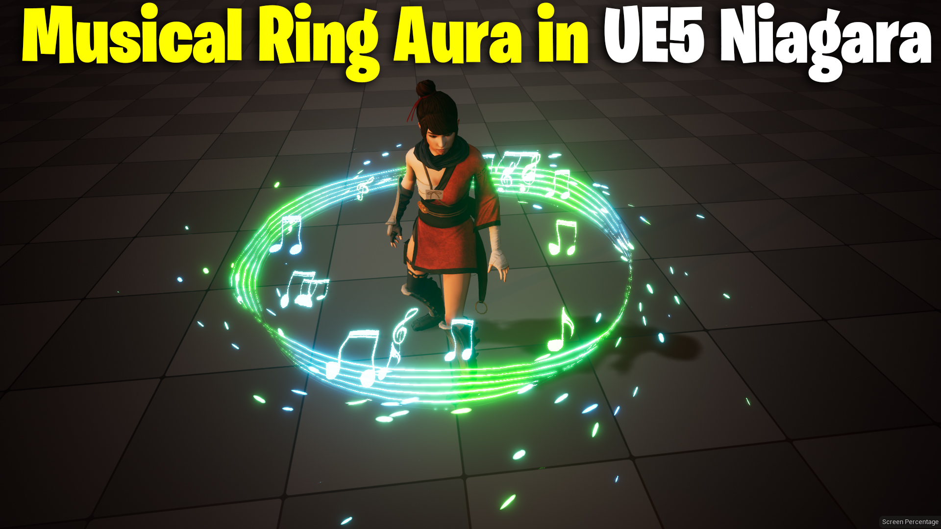 Musical Aura Ring in UE5 Niagara Tutorial