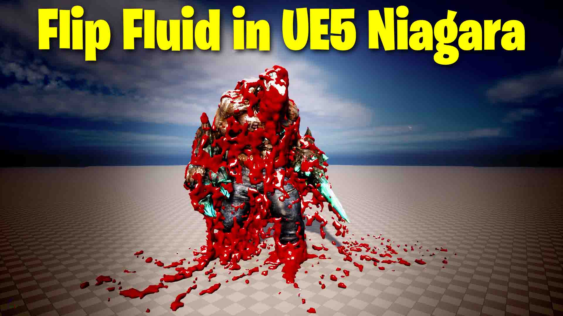 Flip Fluid in UE5 Niagara Tutorial