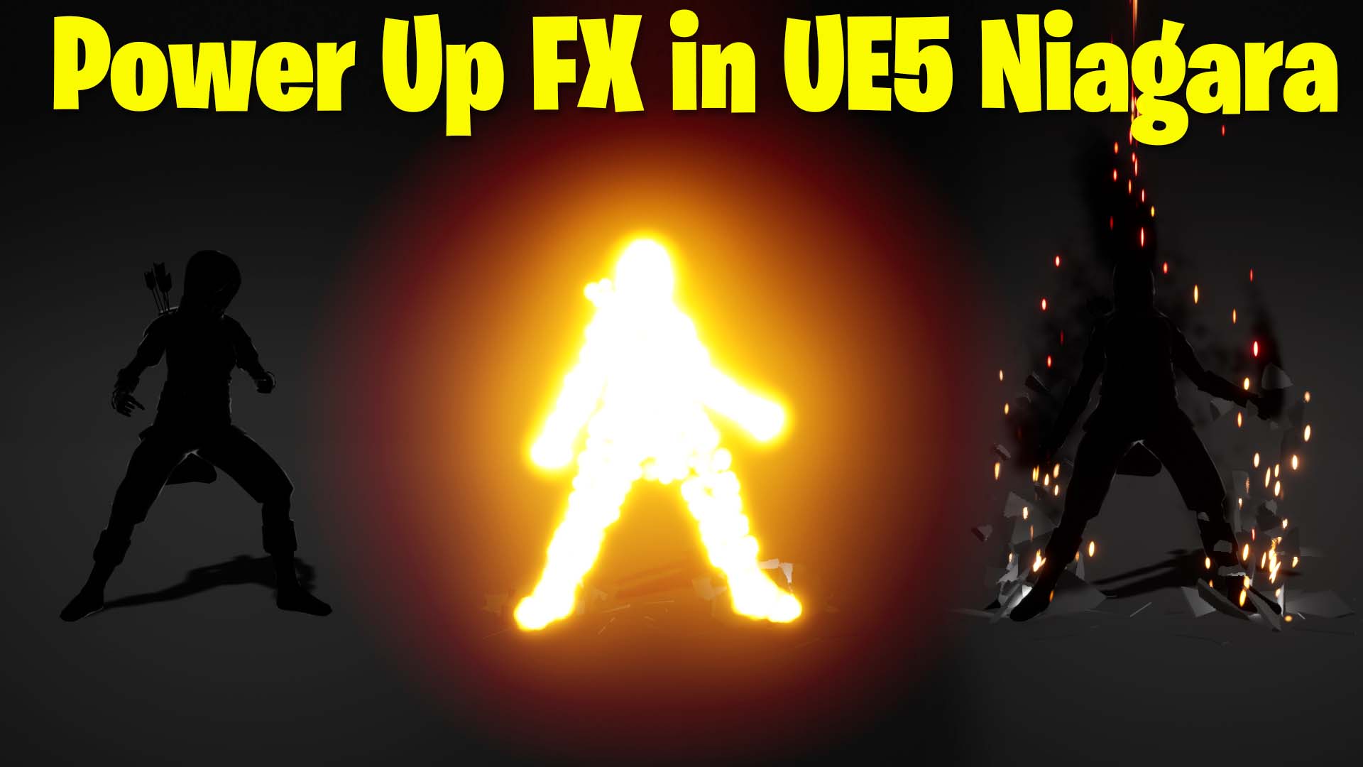 Power Up FX in UE5 Niagara Tutorial | Download Files