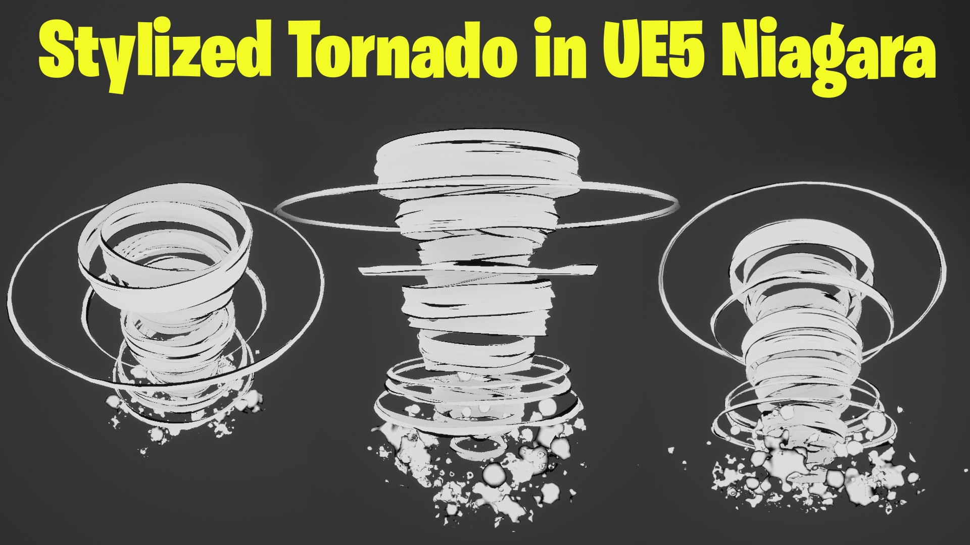 Stylized Tornado in UE5 Niagara Tutorial