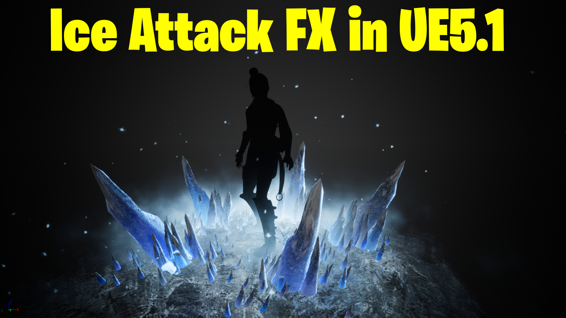 Ice Attac FX in Unreal Engine 5.1 Niagara | Download Files