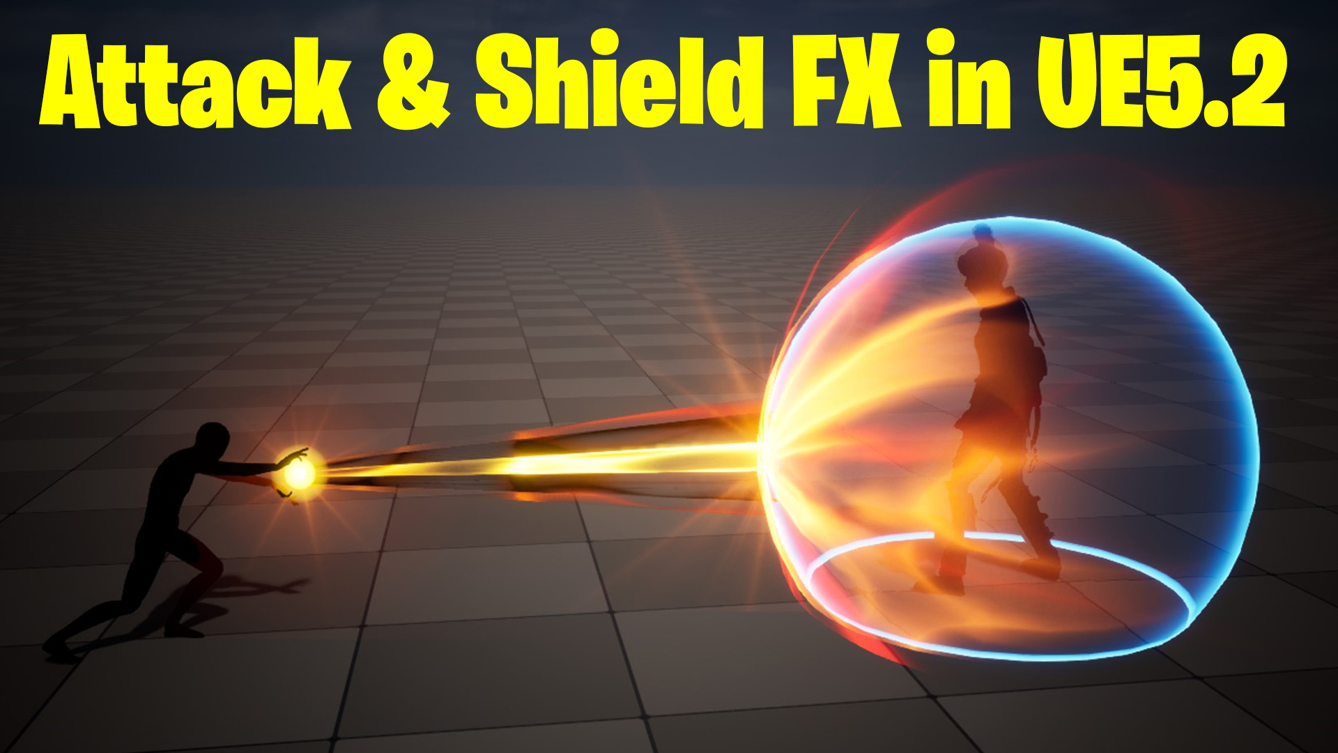 Attack & Shield FX in UE5.2 Niagara Tutorial | Download Files