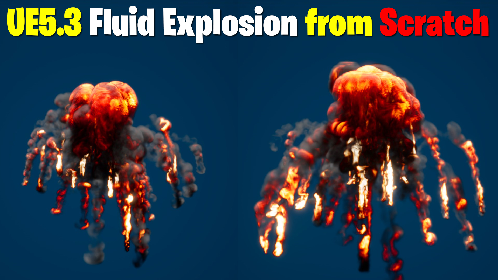 Fluid Explosion | Basics of Fluids in UE5.3 Niagara Tutorial #2