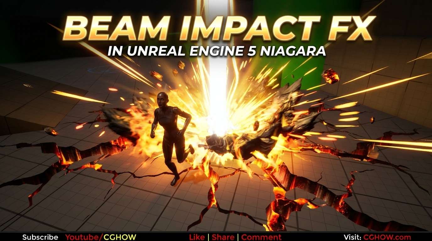 Beam Impact FX in Unreal Engine 5 Niagara