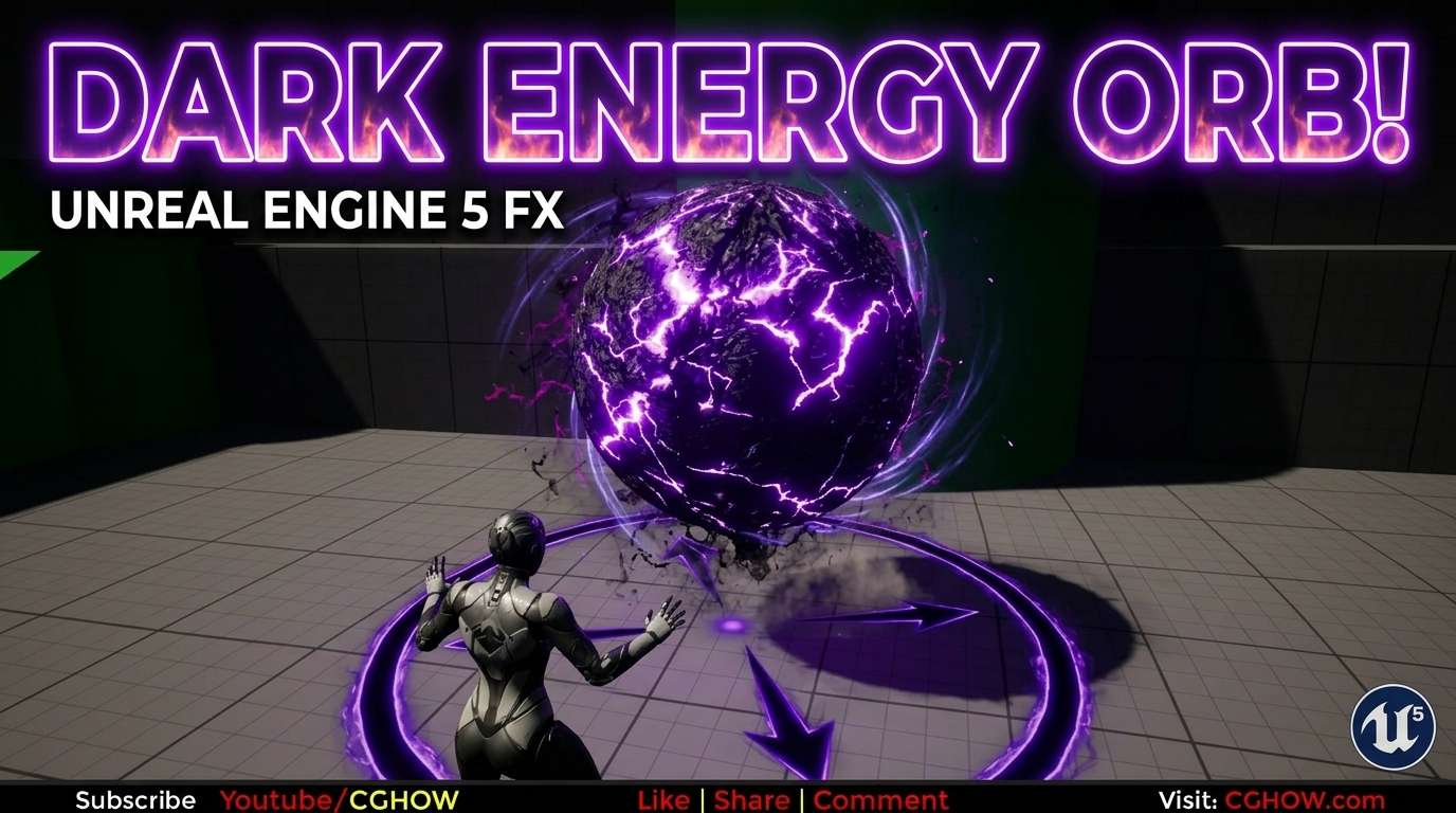 Dark Energy ORB in Unreal Engine 5 Niagara