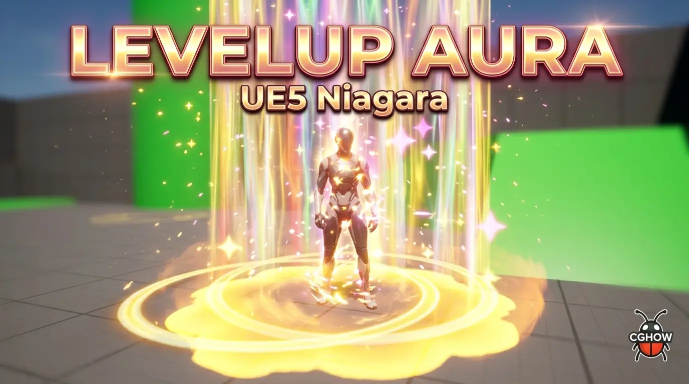LevelUp Aura FX in Unreal Engine 5 Niagara