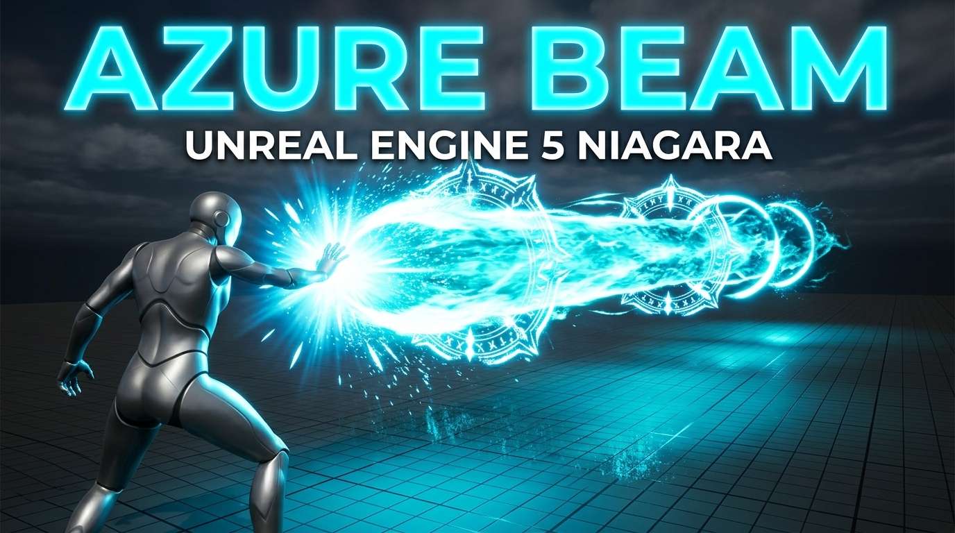 Azure Beam in Unreal Engine 5 Niagara